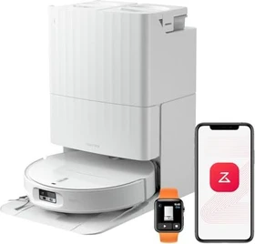Roborock Qrevo Edge 2 Saug-/Wischroboter weiß inkl. Absaug-/Reinigungsstation