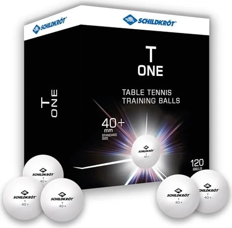 Donic Schildkröt 1-T One Poly 40+ Tischtennisbälle, 120 Stück