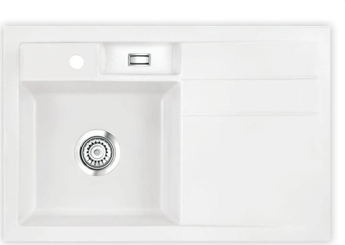 systemceram Bela 78 Einbau Becken links polar