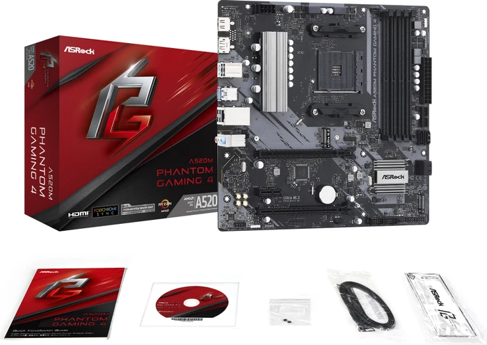ASRock A520M Phantom Gaming 4 (AMD AM4)
