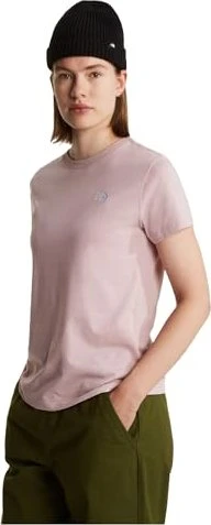 The North Face Evolution Simple Dome Slim T-Shirt kurzarm metal pink (Damen)