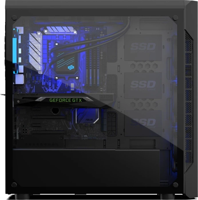 Endorfy SilentiumPC Armis AR7X TG RGB, Glasfenster