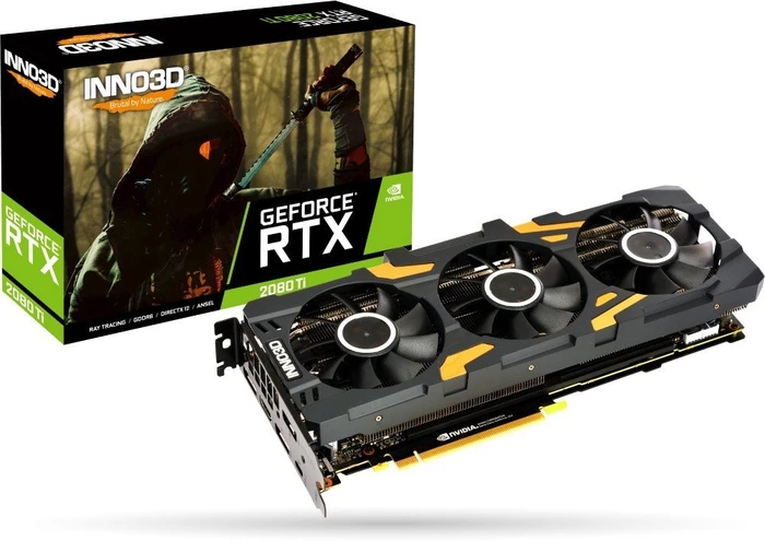 INNO3D GeForce RTX 2080 Ti Gaming OC X3, 11GB GDDR6, HDMI, USB-C, 3x DP