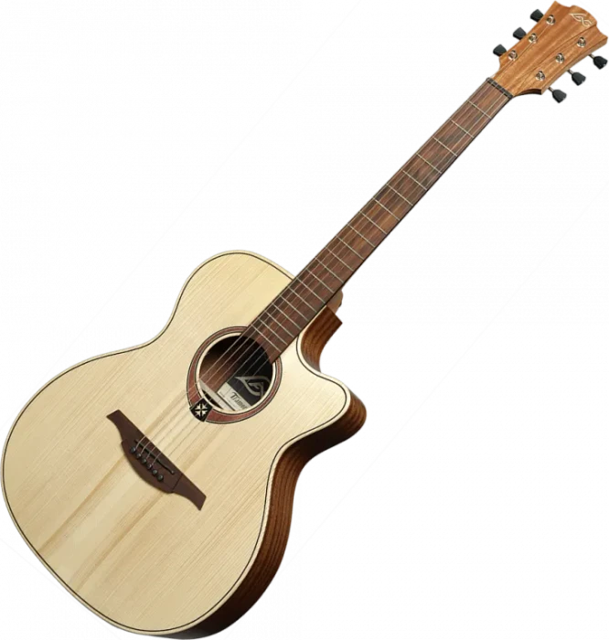 LAG Tramontane 70 Auditorium Cutaway electroacoustic Natural