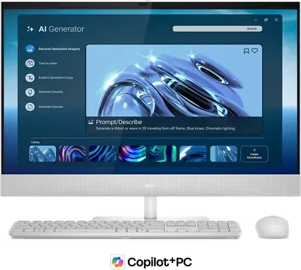 Dell All-in-One Serie 3 Ec27260, Core Ultra 5 322, 16GB RAM, 512GB SSD, Windows 11 Home