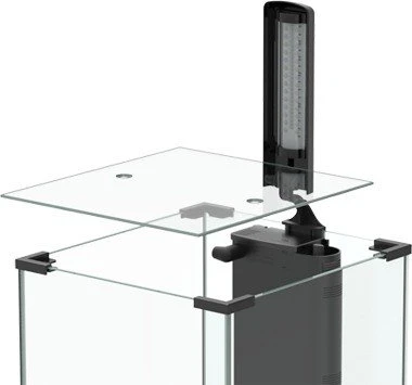 Aquatlantis Nano Cubic 30 Aquarium-Set, Black High Gloss, 26l