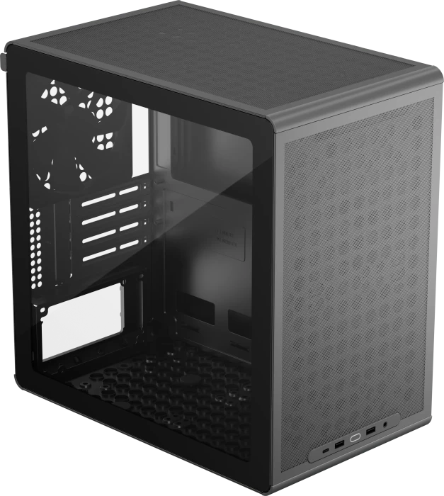 Cooler Master MasterBox Q300L V3, schwarz, Glasfenster