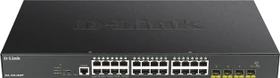 D-Link DGS-1250 Rackmount Gigabit Smart Switch, 24x RJ-45, 4x SFP+, 370W PoE+ (DGS-1250-28XMP)