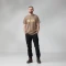 Fjällräven Multicolor Logo Funktionsshirt kurzarm suede brown (Herren) Vorschaubild