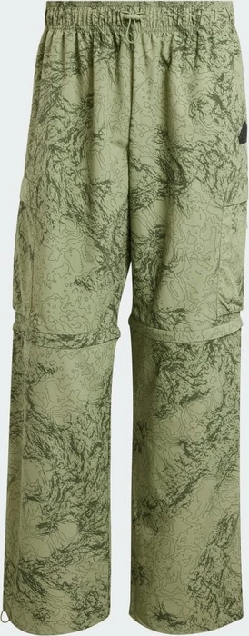 adidas City Escape Premium Cargo Zip-Off Hose lang tent green (Herren)