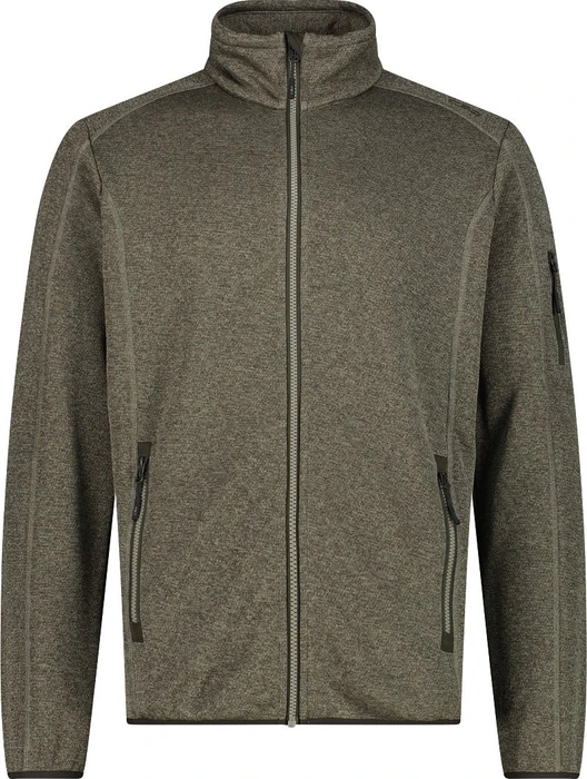 CMP Knit Tech Fleece Mesh Jacke sage/pine (Herren)