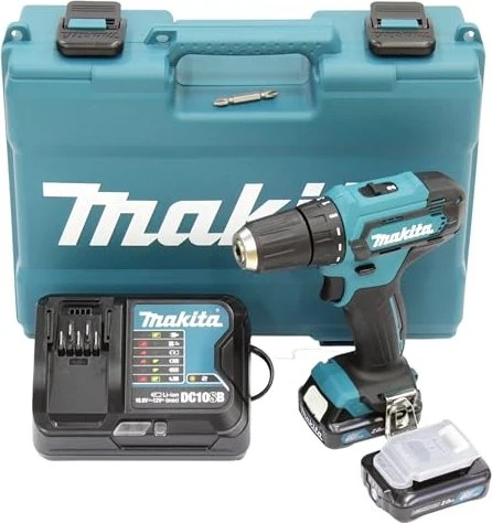 Makita DF333DSAE Akku-Bohrschrauber inkl. Koffer + 2 Akkus 2.0Ah