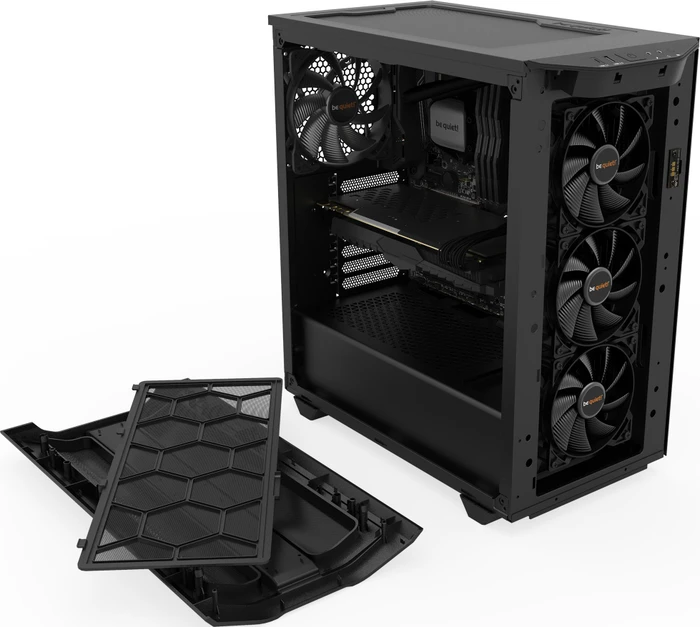 be quiet! Pure Base 500DX, schwarz, Glasfenster