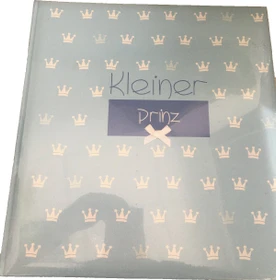 Goldbuch Buch Fotoalbum Babyalbum kleiner Prinz 21x28 blau