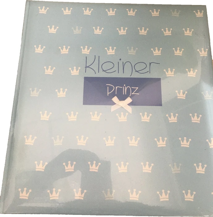 Goldbuch Buch Fotoalbum Babyalbum kleiner Prinz 21x28 blau