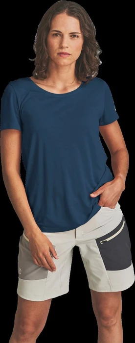 Ortovox 120 Cool Tec Clean Funktionsshirt kurzarm blue nunatak (Damen)