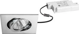 Brumberg SEVEN-S LED Einbauleuchte 3000K eckig chrom