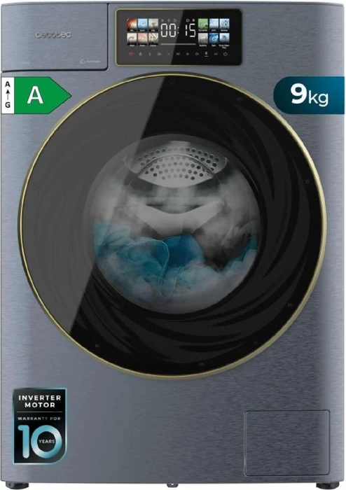 Cecotec Bolero DressCode 9950 Autodose Inverter 3D Frontlader Ice Blue A