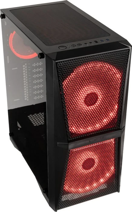 Raijintek Silenos MS Pro, schwarz, Glasfenster