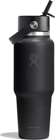 Hydro Flask Wide Mouth Travel Flex Straw Cap Isolierflasche 946ml tonal black