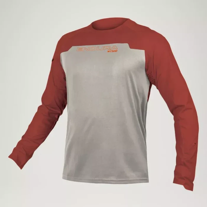 Endura MT500 Burner Jersey Trikot langarm brick red (Herren)