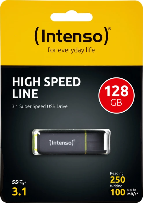 Intenso High Speed Line 128GB, USB-A, USB 3.2 Gen 1×1