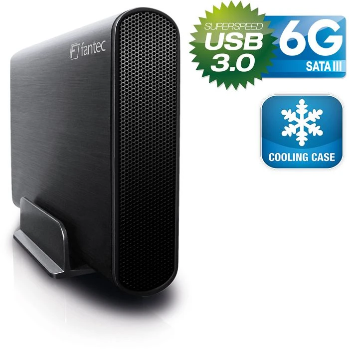 Fantec DB-AluSky U3 6G schwarz, USB-B 3.0