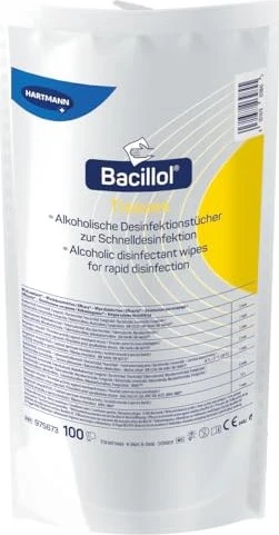 Hartmann Bacillol Tissues Flächendesinfektionstücher Refill, 100 Stück