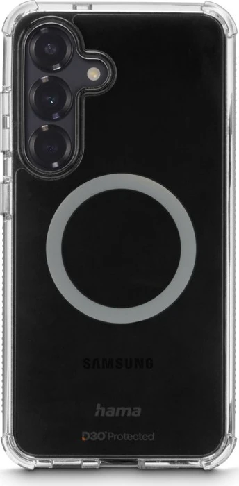 Hama Handyhülle Extreme Protect magnetisch für Samsung Galaxy S25 transparent
