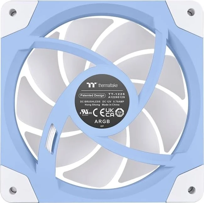 Thermaltake SWAFAN EX12 ARGB Sync TT Premium Edition Hydrangea Blue, blau/weiß, 120mm, 3er-Pack