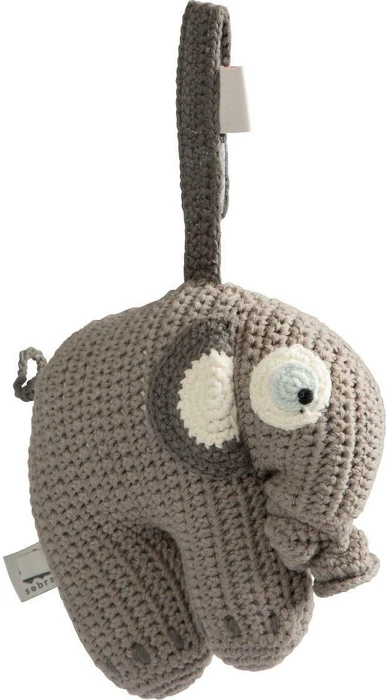 Sebra Fanto Häkel-Spieluhr 25cm classic grey
