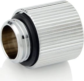 Bitspower Touchaqua Verlängerung G1/4" auf G1/4", 15mm, Glorious Silver, 2er-Pack