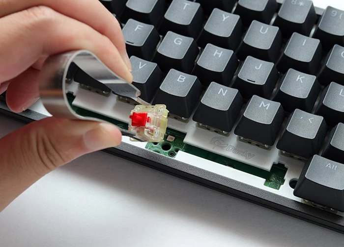 Ducky One 3 DayBreak Mini PBT blau, LEDs RGB, MX RGB RED, USB, DE