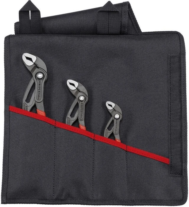 Knipex Cobra Zangensatz inkl. Tasche, 3-tlg. (00 19 55 S8)