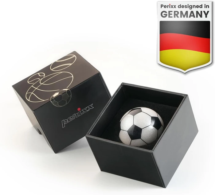 Perixx PERIPRO-303FTB 34mm für Perimice und Logitech M570, Ersatz-Trackball, Fußball, schwarz/weiß