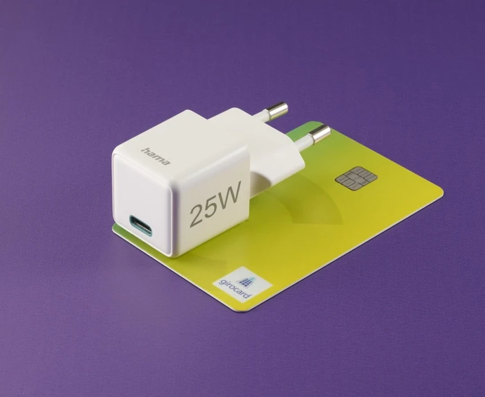 Hama Schnellladegerät USB-C Super-Mini-Charger PD 25W weiß