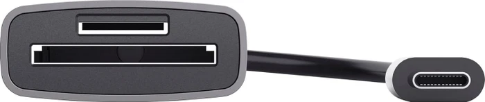 Trust Dalyx Kartenlesegerät aus Aluminium, silber, USB-C 3.0 [Stecker]