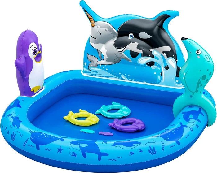 Bestway Polar Pals Planschbecken oval 134x131x73cm