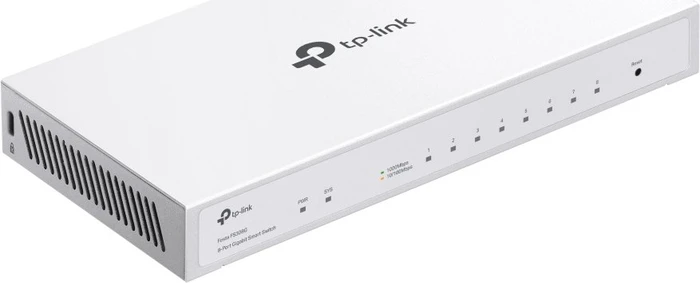 TP-Link Festa FS300 Desktop Gigabit Smart Switch, 8x RJ-45, PoE+ PD