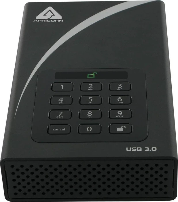Apricorn Aegis Padlock DT, 6TB, USB-A 3.0