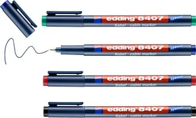 edding 8407 Kabelmarker sortiert, 4er-Set