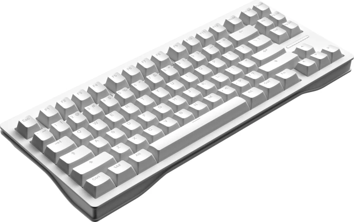 Wooting 80HE, Zink Alloy, weiß, LEDs RGB, Lekker V2 L60 Linear, USB, US
