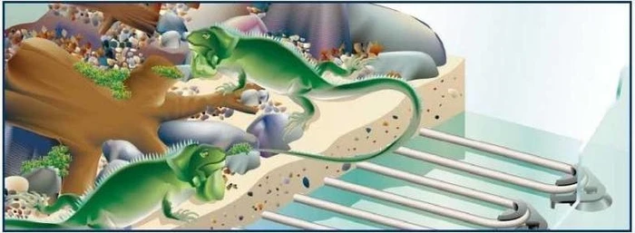 Eden WaterParadise 415-10, Bodengrund Heizkabel, 10W