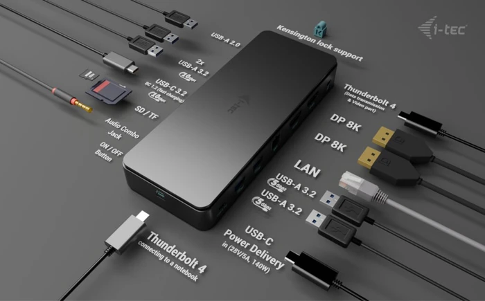i-tec Thunderbolt 4 Docking Station PRO, Thunderbolt 4 [Buchse]