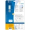 Herma Namensetiketten Karton, 90x54mm, weiß, beschichtet, 25 Blatt (250 Stück) Vorschaubild