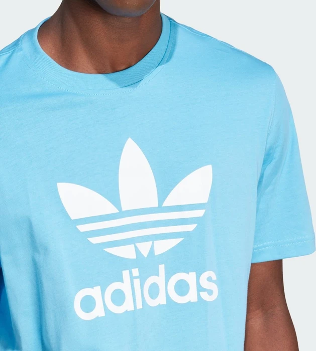 adidas Adicolor Trefoil T-Shirt kurzarm semi blue burst (Herren)
