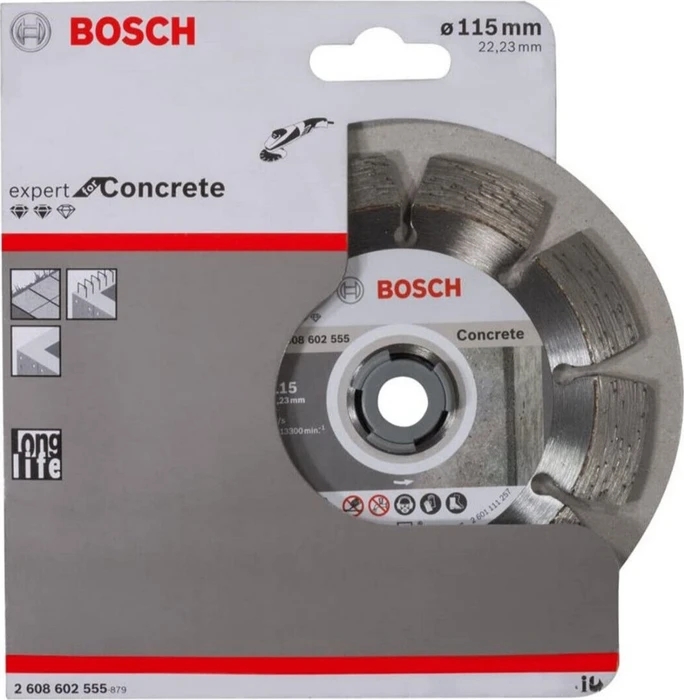 Bosch Professional Expert for Concrete Diamanttrennscheibe, 115x2.2x22.23mm, 1 Stück