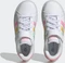 adidas Grand Court Court Elastic Lace and Top Strap cloud white/pulse mint/beam pink (Junior) Vorschaubild