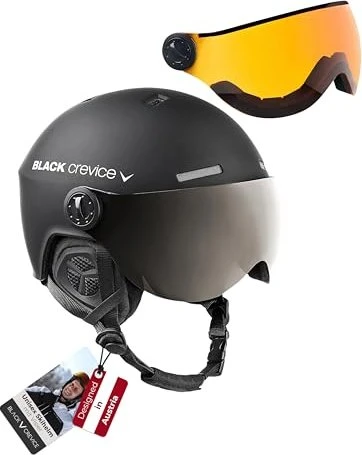 Black Crevice Arlberg Helm schwarz
