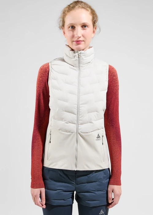Odlo Zeroweight Insulator Laufweste silver cloud (Damen)